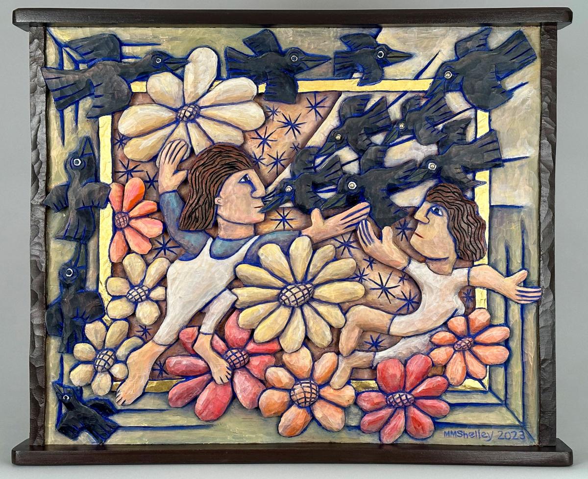 Ithaca wood carver exhibits folk art at Penn College gallery